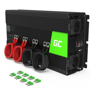 Green Cell Car Power Inverter Converter 12V to 230V 2000W/4000W