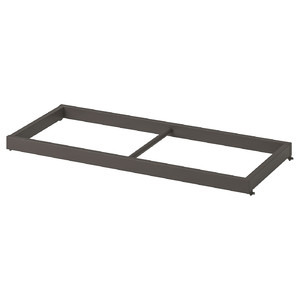 KOMPLEMENT Clothes rail, dark grey, 50x35 cm