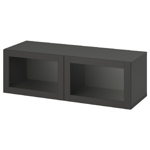 BESTÅ Shelf unit with doors, 120x42x38 cm