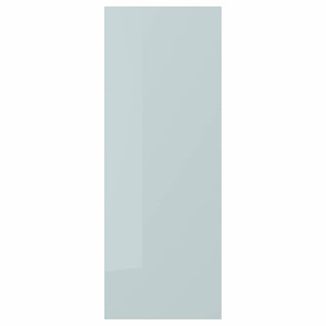 KALLARP Door, high-gloss light grey-blue, 30x80 cm