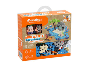 Marioinex Mini Waffle Blocks Set Adventure Treasure Island 148pcs 5+