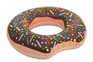 Bestway Inflatable Swim Ring Donut 107cm, brown, 12+