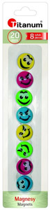 Titanum Magnets Smile 20mm 8pcs