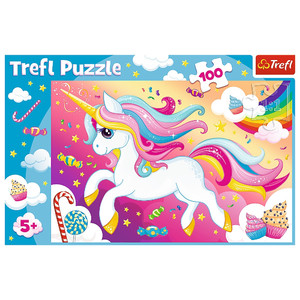 Trefl Children's Puzzle Beautiful Unicorn 100pcs 5+