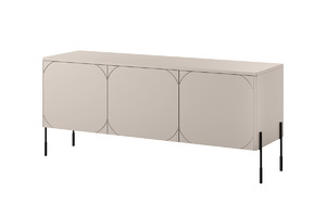 Three-Door TV Cabinet Sonatia 150, cashmere