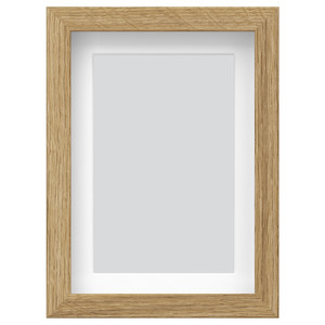 RÖDALM Frame, oak effect, 13x18 cm