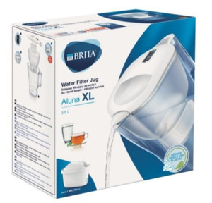 Brita Filter Jug Aluna XL MXplus, white + 1x Filter
