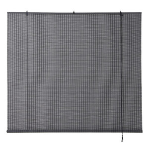 Corded Bamboo Roller Blind Colours Java 160x180cm, grey