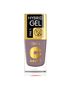Delia Cosmetics Coral Hybrid Gel Nail Enamel no. 58 Rose 11ml