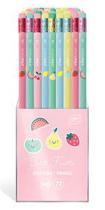 HB Pencil with Eraser Tutti Frutti 72pcs