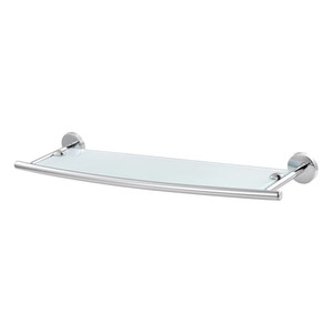 GoodHome Bathroom Shelf Glass Ormara 58.5cm