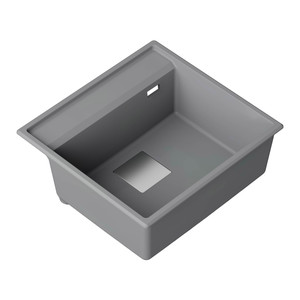 Qube Sink 1-bowl, titanium