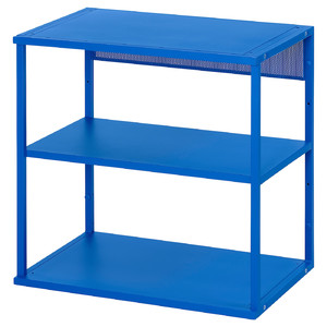 PLATSA Open shelving unit, blue, 60x40x60 cm