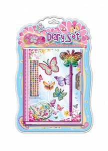 Pulio Diary with Pen Pecoware Butterflies 6+