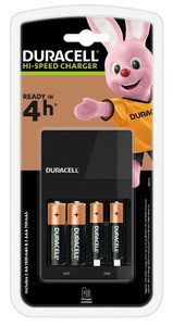 Duracell Battery Charger CEF27 + 2xAA/LR6 + 2xAAA/LR4