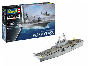Revell Plastic Model Kit Assault Carrier USS WASP CLASS 12+