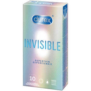 Durex Condoms Invisible A10 extra thin 10pcs