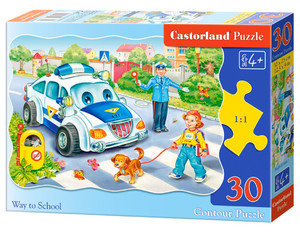 Castorland Children's Puzzle Way to School 30pcs 4+