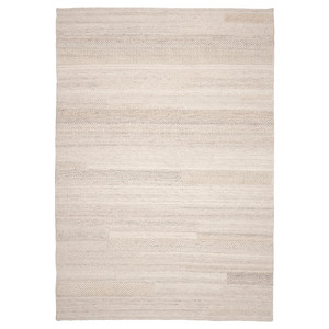 BRÖNDEN Rug, low pile, handmade beige, 170x240 cm