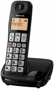 Panasonic Cordless Phone KX-TGE110 Dect, black