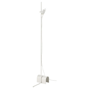 HÅRSLINGA Floor lamp, white