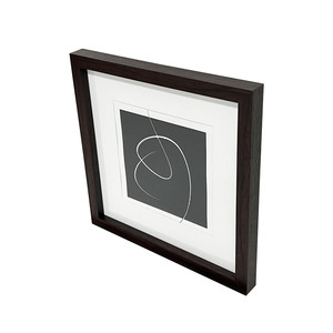 GoodHome Picture Frame Islande 30 x 30 cm, walnut