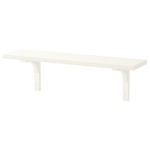 BERGSHULT / RAMSHULT Wall shelf, white, 80x20 cm