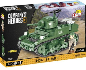 Cobi Blocks M3A1 Stuart 490pcs 9+