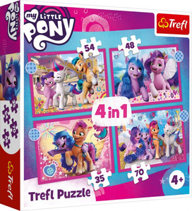 Trefl Children's Puzzle My Little Pony 4in1 4+