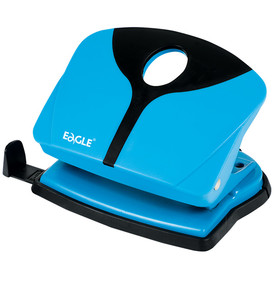 Hole Puncher 2-Hole Punch, 16 Sheets, 6mm, blue