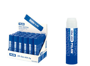 Milan Glue Stick 8g White 24pcs