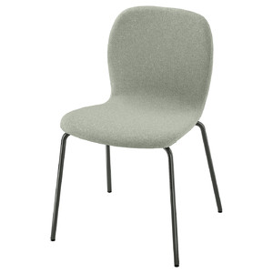 KARLPETTER Chair, Gunnared light green/Sefast black