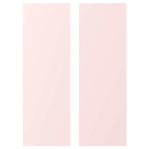 SMÅSTAD Door, pale pink, 30x90 cm