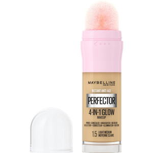 MAYBELLINE Instant Age Rewind Perfector 4-in-1 Glow Face Concealer 1.5 Light Medium 20ml