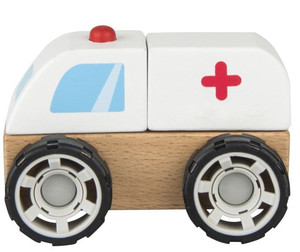 iWood Wooden Blocks Ambulance 3+