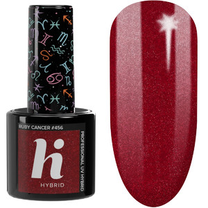 Hi Hybrid UV Nail Gel Polish Zodiac no. 456 Ruby Cancer 5ml