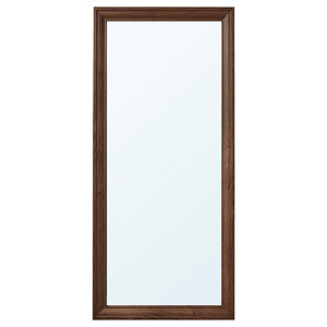 TOFTBYN Mirror, ash effect/brown, 75x165 cm