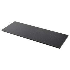 SÄLJAN Worktop, black marble effect, laminate, 186x3.8 cm