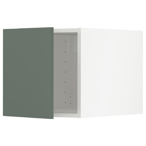 METOD Top cabinet, white/Bodarp grey-green, 40x40 cm