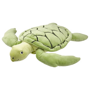 BLÅVINGAD Soft toy, turtle/green, 44 cm
