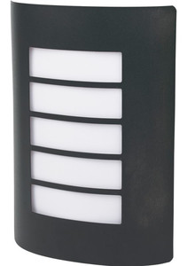 GoodHome Outdoor Wall Lamp Grandy 1 x 40 W E27, anthracite