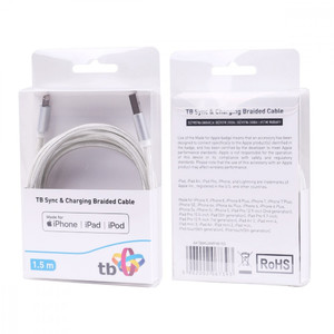 TB Lightning - USB Cable MFi 1.5m, silver