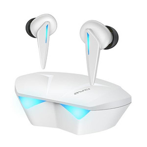Awei Bluetooth Gaming Headphones Earphones 5.0 TWS T23 White