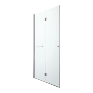 GoodHome Foldable Shower Door Beloya 120 cm, chrome/transparent