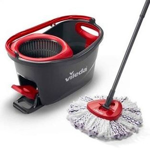 Vileda Turbo 3in1 Mictrofibre Spin Mop & Bucket Set