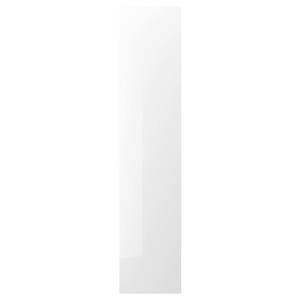 FARDAL Door with hinges, high-gloss white, 50x229 cm