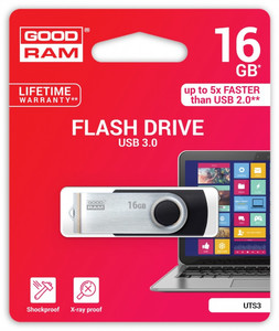 Goodram Flash Drive BLACK 16GB USB3.0