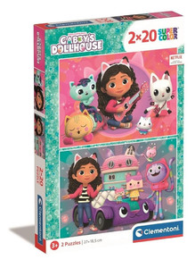 Clementoni Children's Puzzle Gabby's Dollhouse 2x20pcs 3+