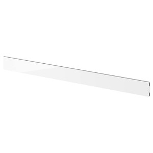 FÖRBÄTTRA Plinth, high-gloss white, 220x8 cm