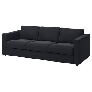 VIMLE 3-seat sofa, Saxemara black-blue